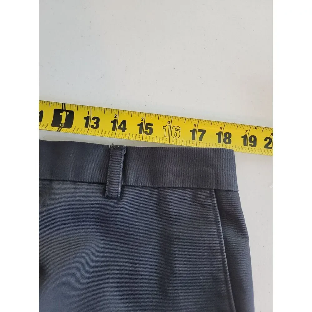 Izod‎ Navy Cotton Chino Flat Front Pants Men's 38x31